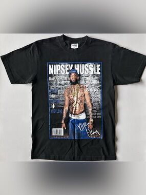 Shaka Wear Supermax Heavy Cotton Nipsey Hussle Graphic T Shirt Men’s Large Black